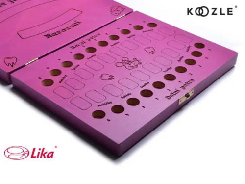 dřevěná krabička na zoubky Koozle růžová