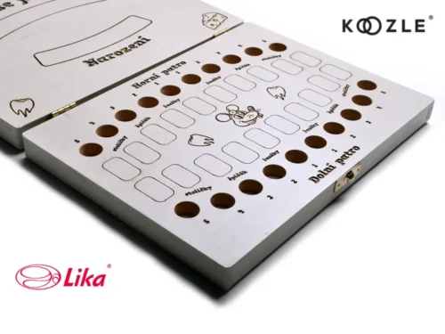 dřevěná krabička na zoubky Koozle slonová kost