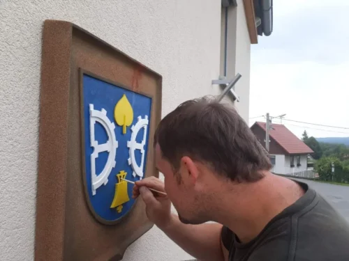 oživení barev v obci Sedlice