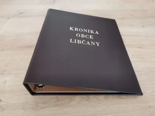 desky kožené s mechanikou na zakládání papíru ve folii