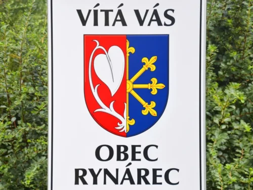 uvítací tabule obce Rýnárec