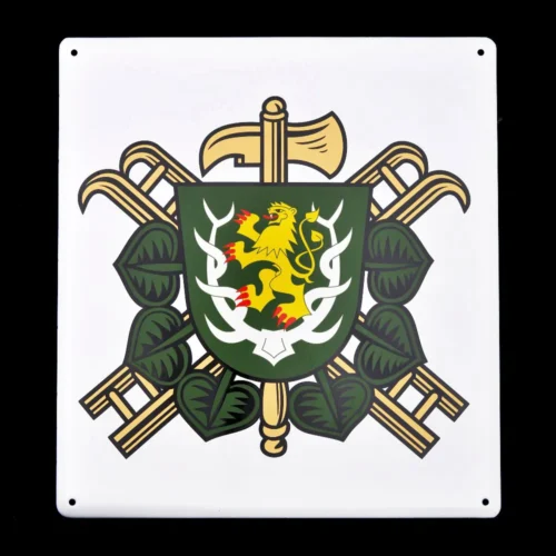 smaltovaná cedule hranatá