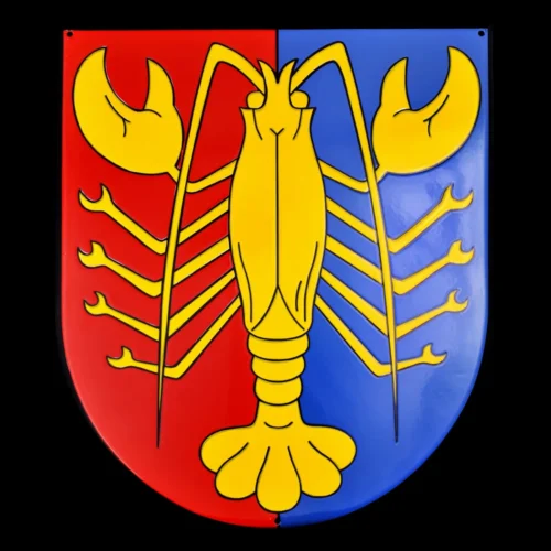 smaltovaná cedule hranatá