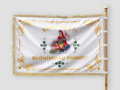 vlajka hasičská tištěná