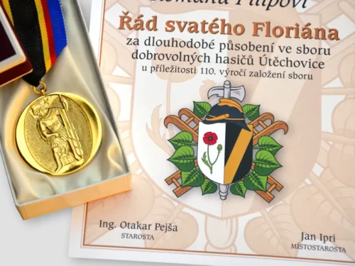 hasičský řád / pamětní list