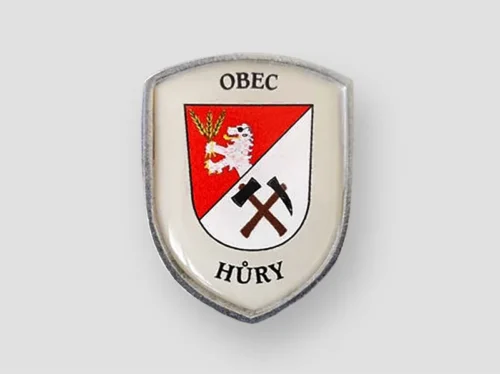 odznak obec Hůry