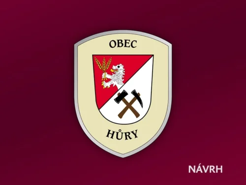 odznak obec Hůry návrh
