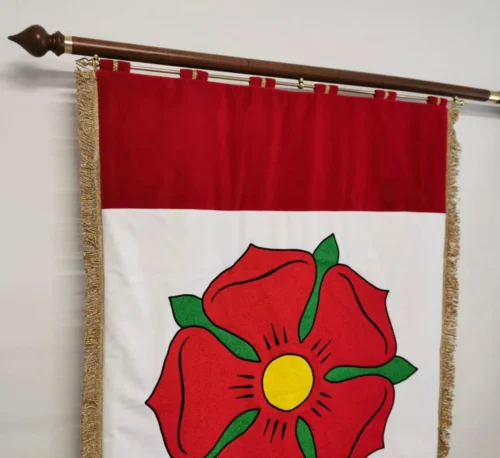 slavnostní sametová vlajka oboustranná Bavorov
