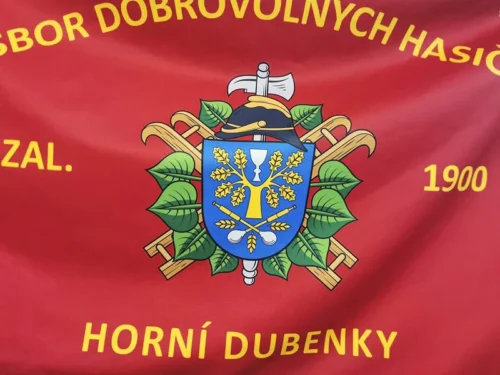 vlajka hasičská tištěná