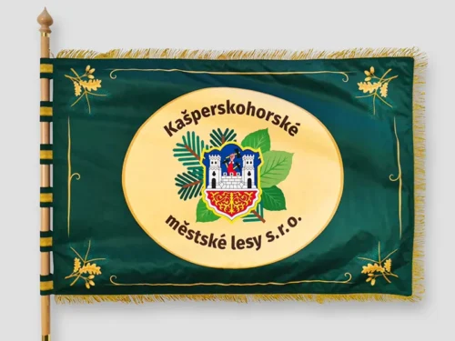 vlajka myslivecká tištěná
