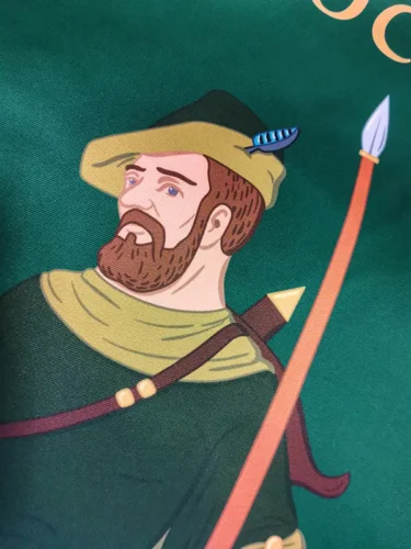 vlajka myslivecká tištěná