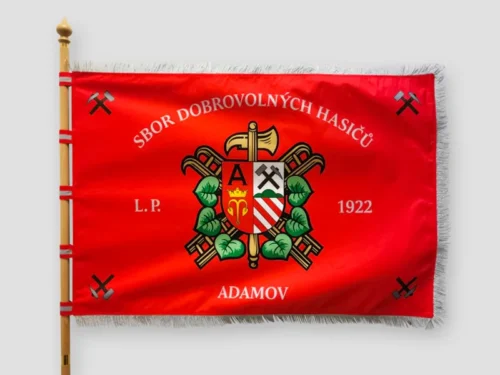 hasičská vlajka Adamov