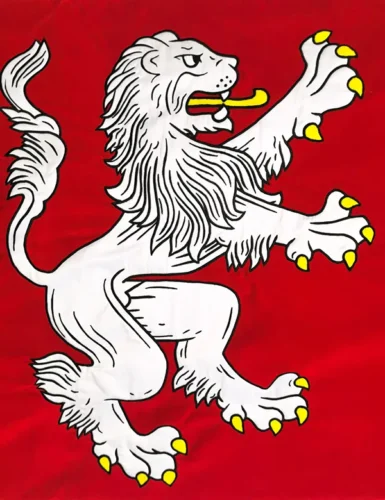 vyšívaná vlajka Benešov nad Černou