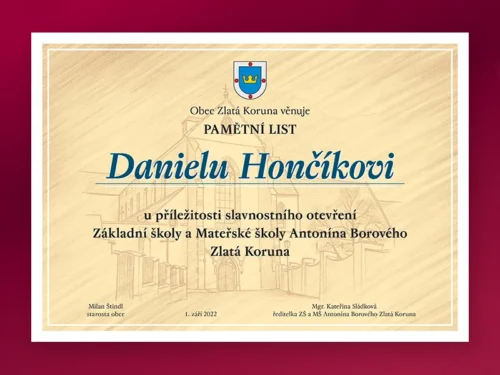 pamětní list návrh